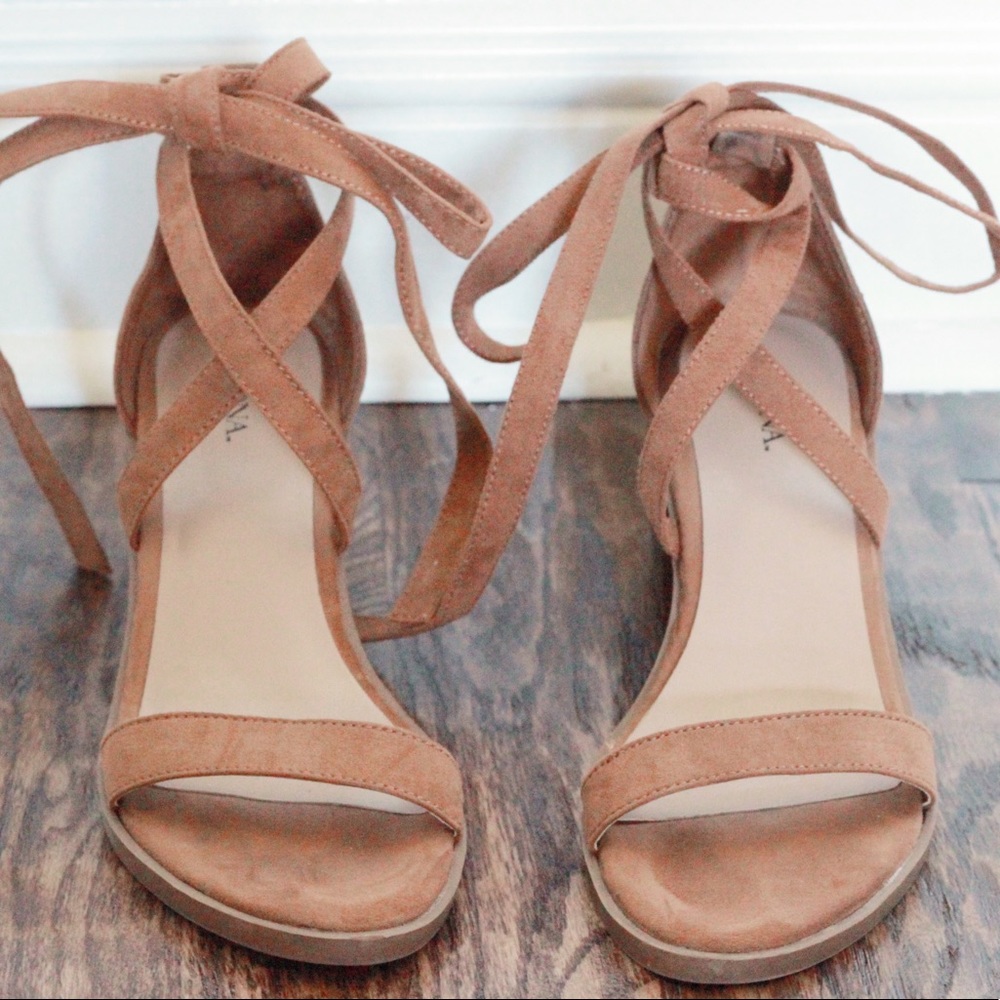 Lace Up Wedge Sandals